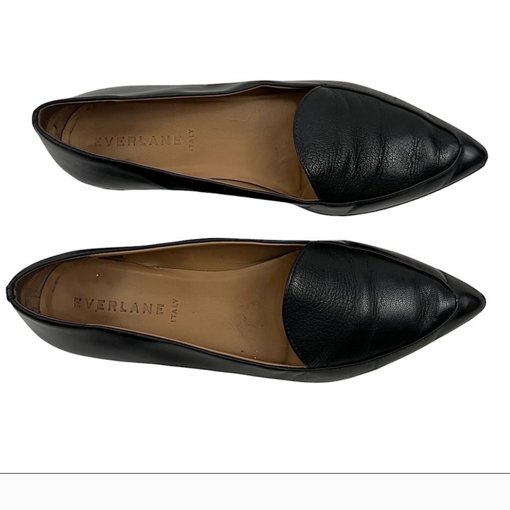 Everlane Black Pointy loafers